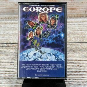 Europe The Final Countdown Cassette Tape 1986 Epic FET 40241 80s Hard Rock Album